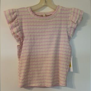 Pink Striped Women's Blouse